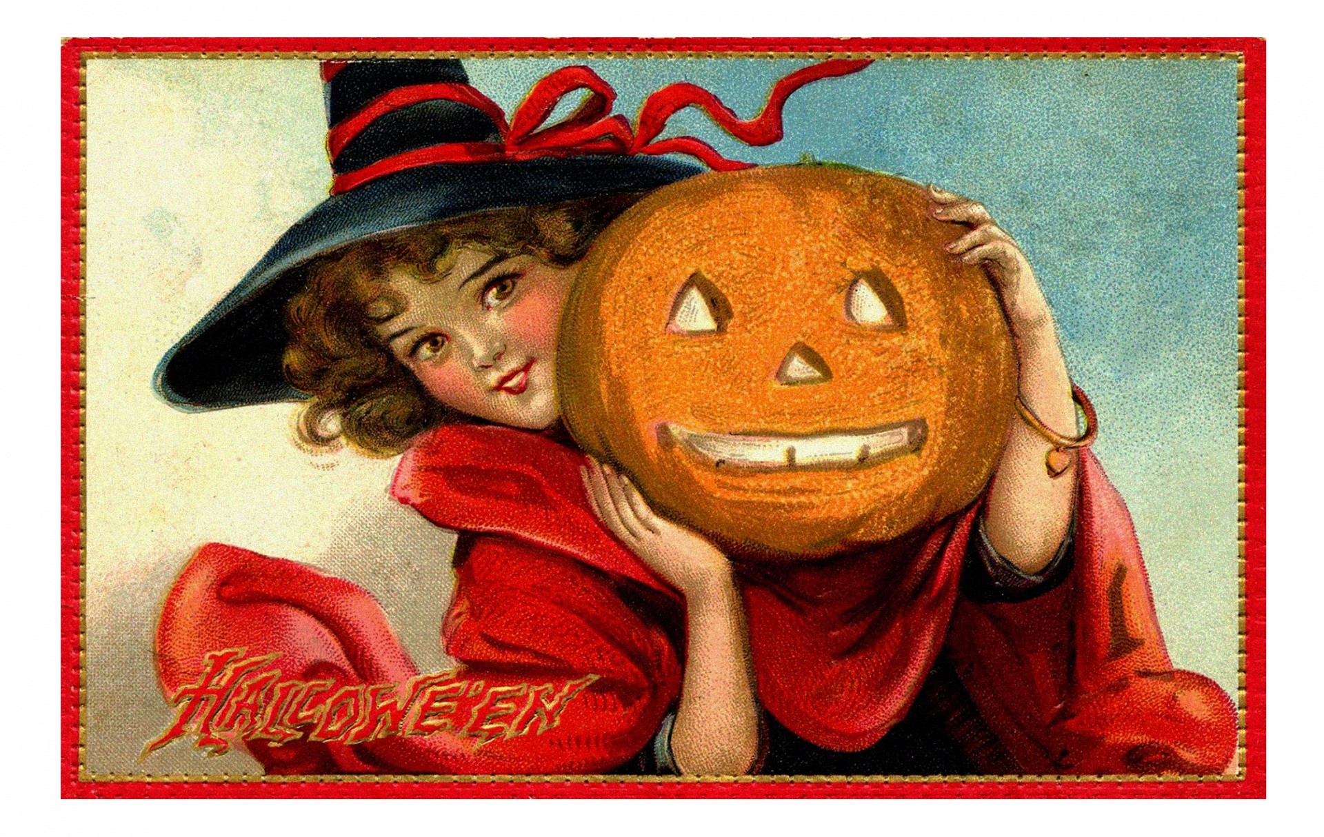 Halloween Vintage Card