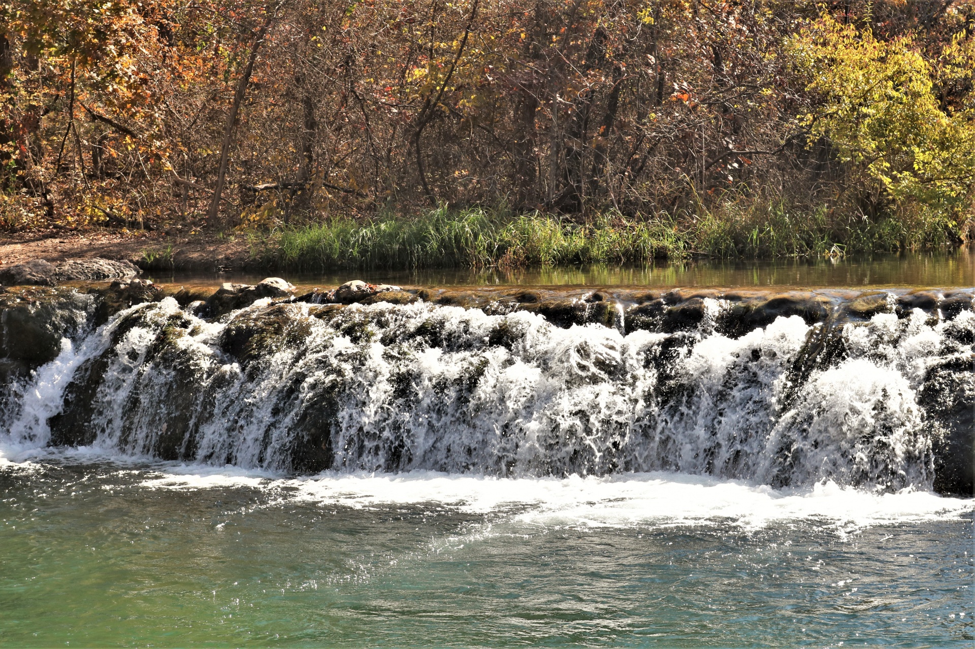 Little Niagra Waterfall In Fall