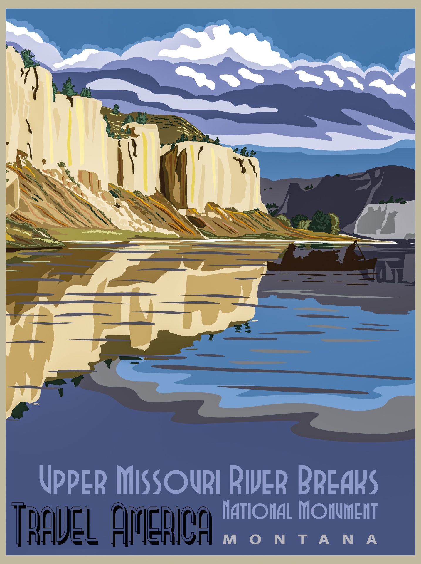 Missouri Travel Poster Remix