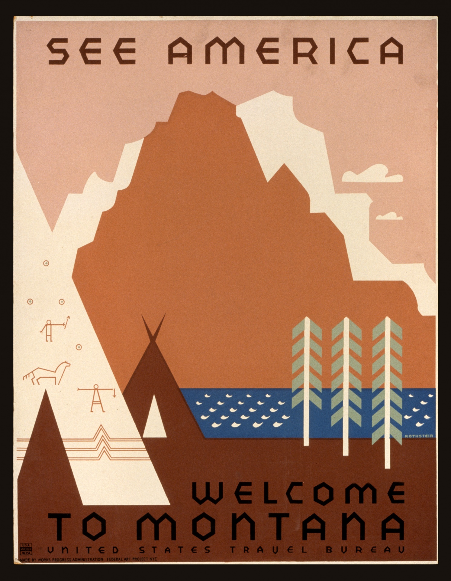 Montana Travel Poster