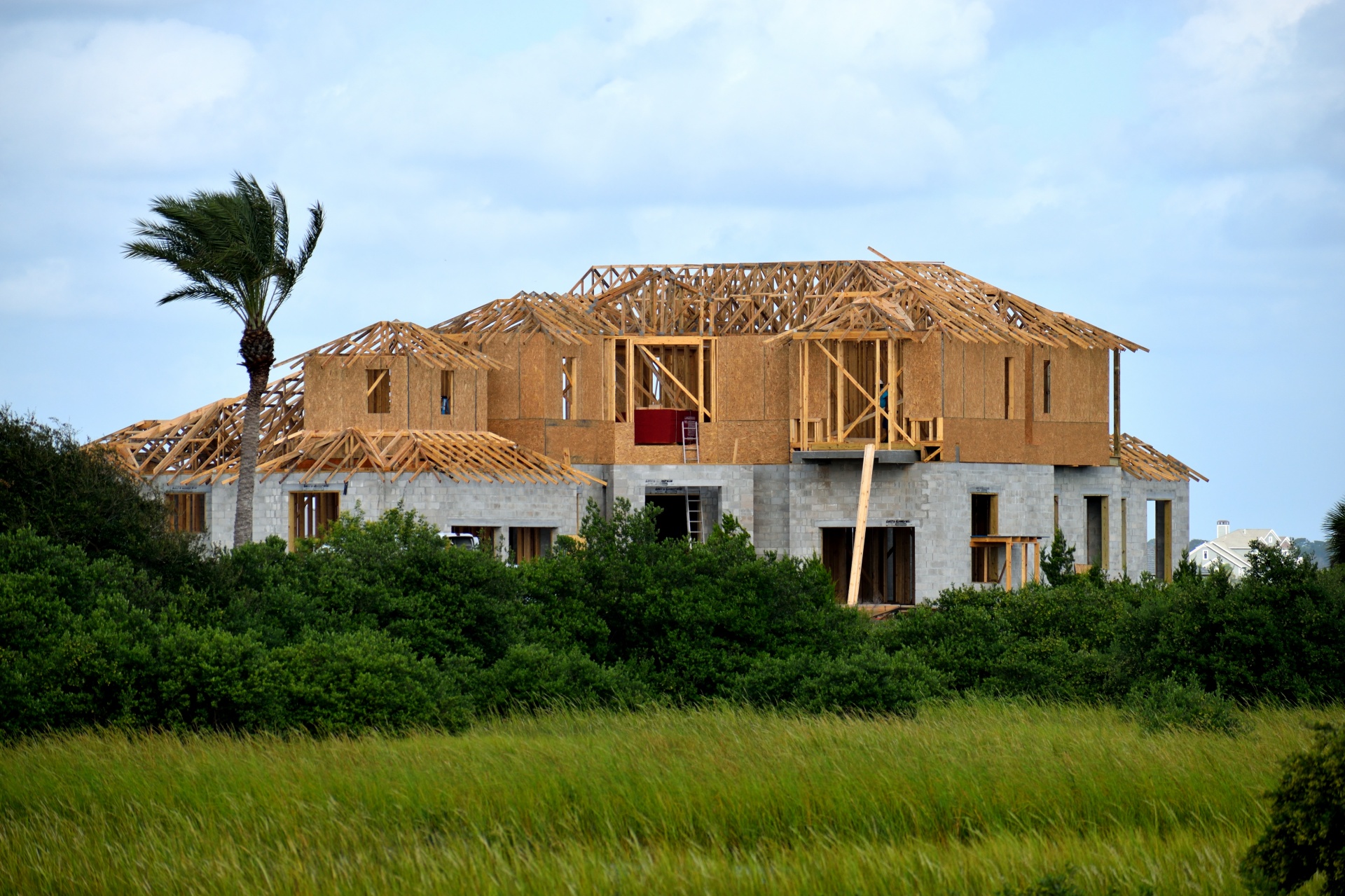 New home construction at Florida, USA