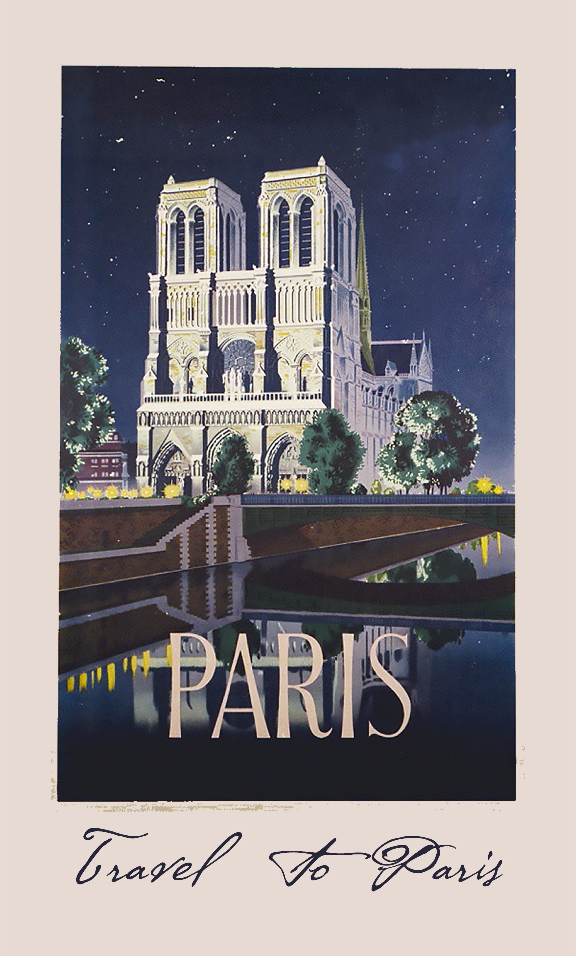 Remix Travel poster Paris france