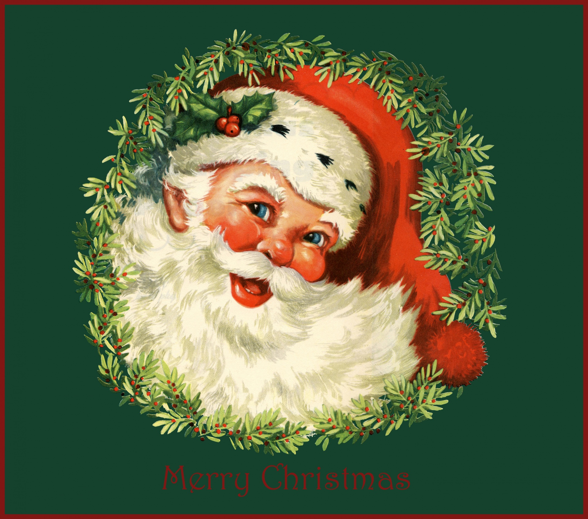 Santa Claus Happy Face