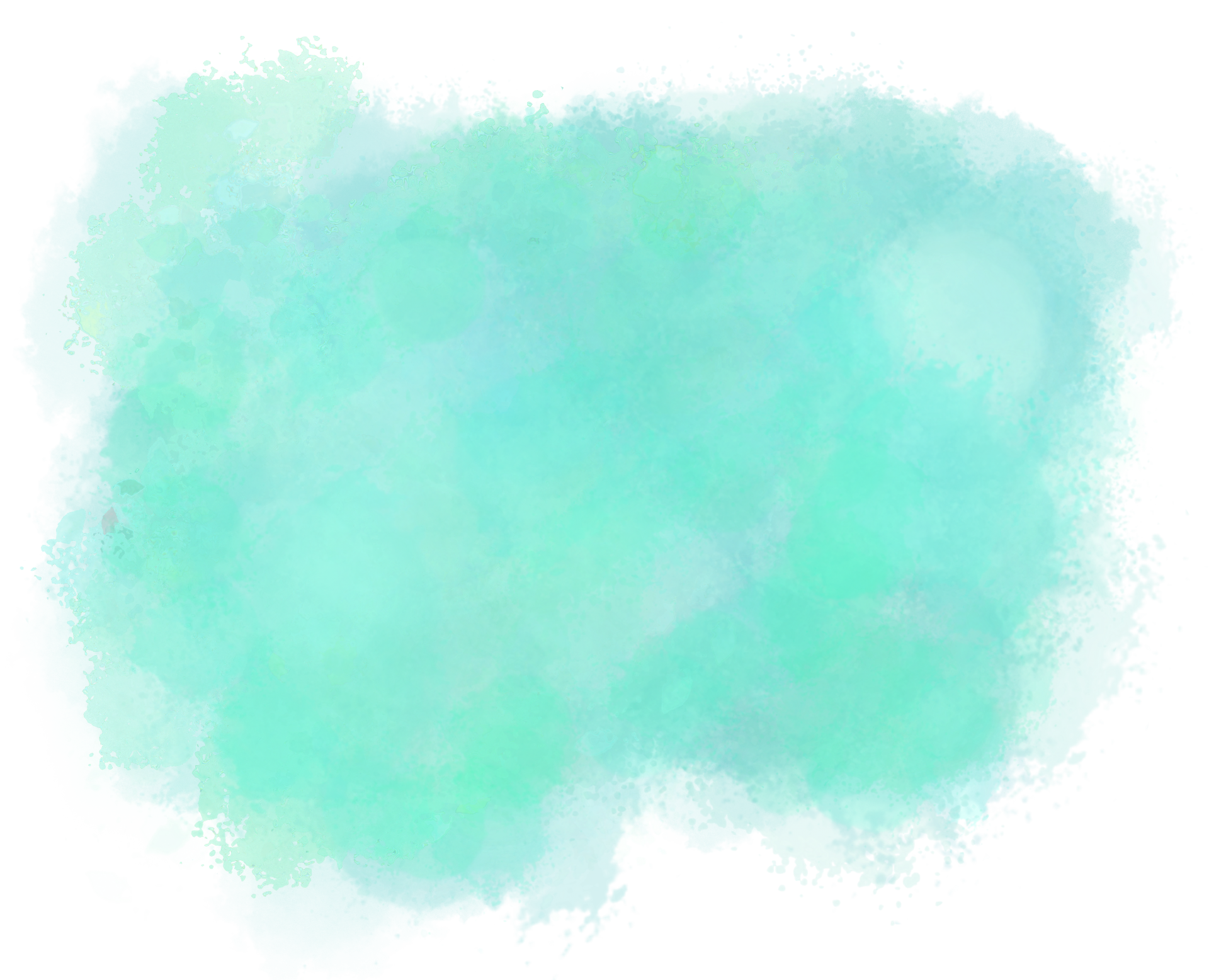 Turquoise Watercolor Splash