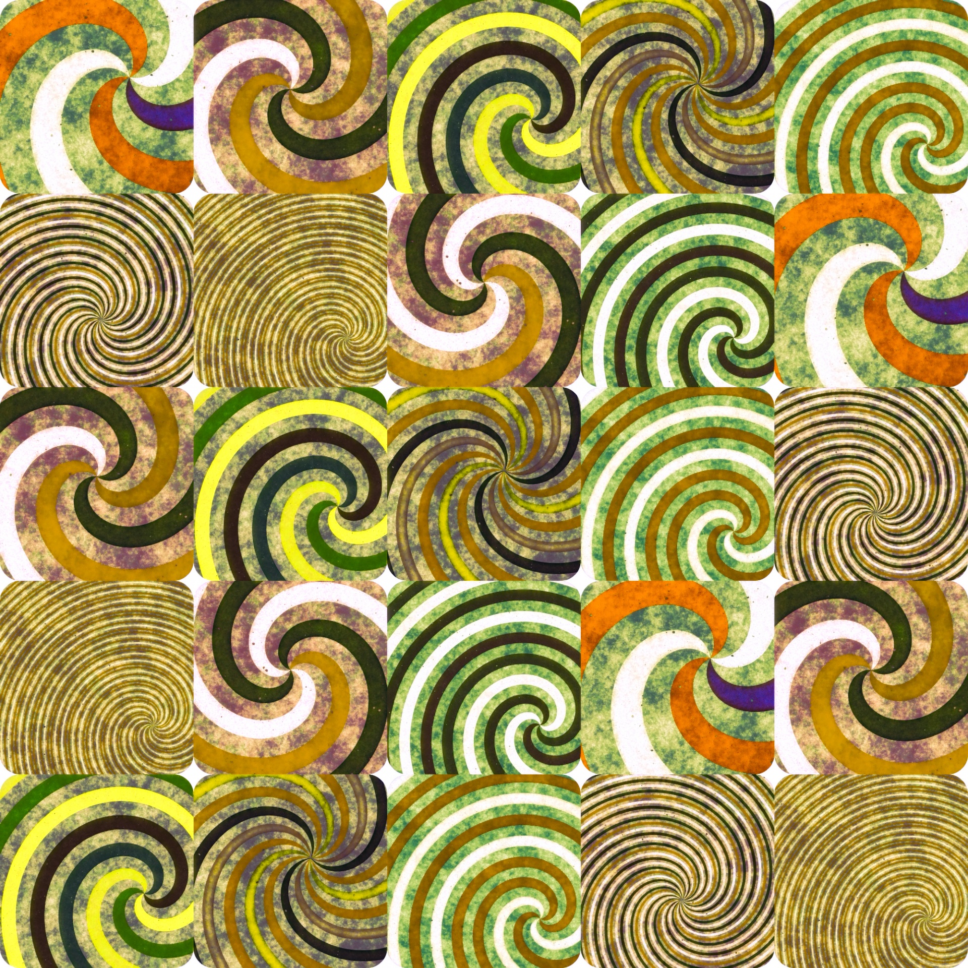 Twirl Grid Background