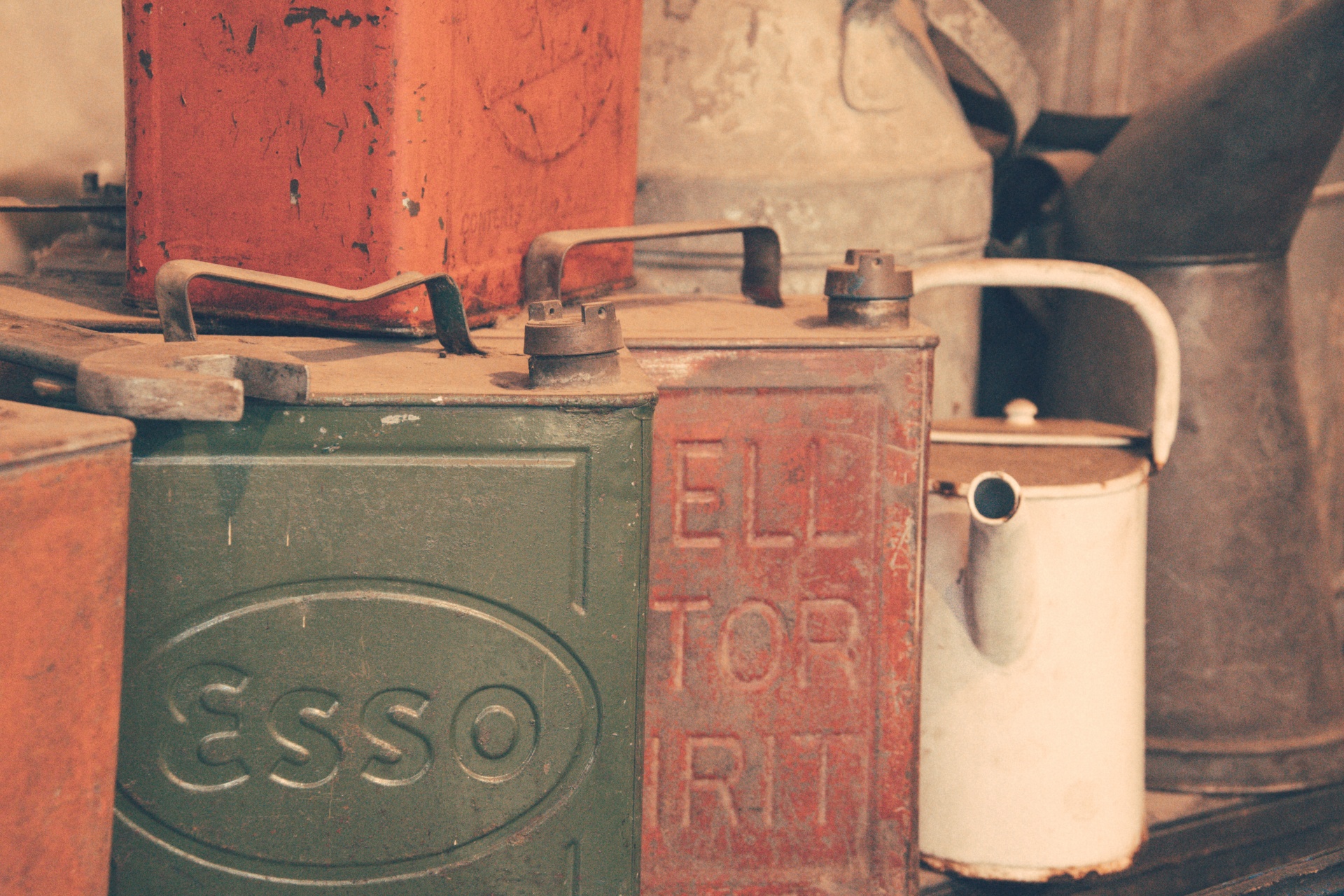 Vintage Fuel Containers