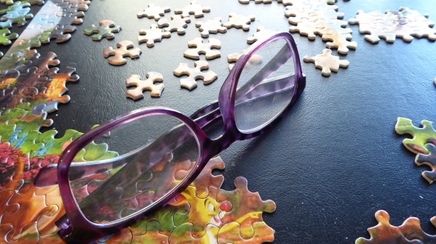 Jigsaw Puzzle Eyeglasses Free Stock Photo - Public Domain Pictures