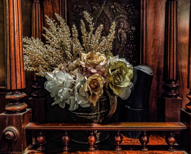 Pian vintage și flori Poza gratuite - Public Domain Pictures