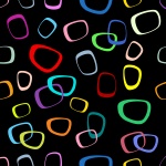 Abstract 60s Colorful Background