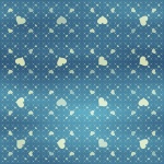 Blue Seamless Hearts Paper