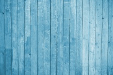 Blue Wood Fence Panels
