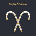 Candy Cane Holiday Card