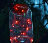 Christmas Lights In A Jar