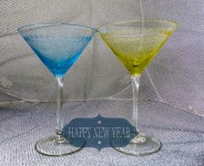 Colorful Drink Glasses New Year