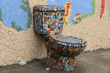 Colorful Toilet
