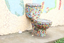 Colorful Toilet
