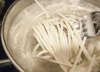 Cooking Udon Noodles
