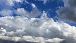 Cumulus Clouds Landscape