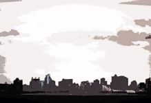 Cutout Image Of Cityscape