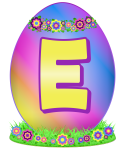 Easter Egg Letter E