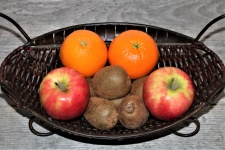 Fresh Fruit In Basket
