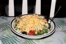Fresh Vegetable Salad With Cheese
