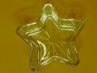 Glass Star Gold Background