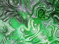 Green Abstract Swirls Background