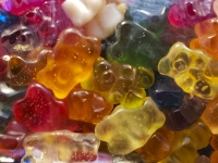 Gummy Bears Closeup Candy