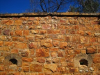 High Wall Of An Old Fort