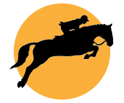 Horse Rider Jumping Logo