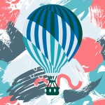 Hot Air Balloon Illustration