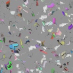 Abstract Confetti Background