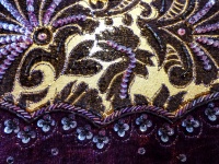 Jeweled Fabric Closeup