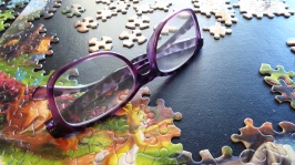 Jigsaw Puzzle Eyeglasses