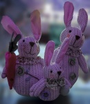 Knitted Bunnies Easter 2