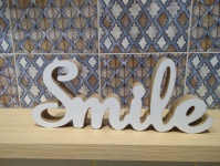 Lettering Of The Word Smile