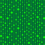Lights, Circles Dots Green