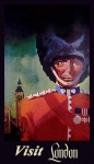 London Vintage Travel Poster