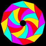 Mandala-spiral In A Bright Colors