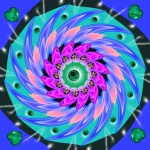 Mandala With Illusion Of Rotation