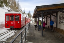 Montenvers Touristic Red Train