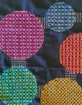 Mulitcoloured Sashiko Embroidery