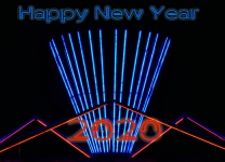Neon Lights 2020 New Year