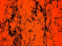 Orange Splishy Background