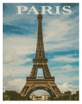 Paris, France, Travel Poster