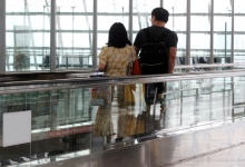 Passengers At An Airport
