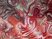 Red Abstract Swirls Background