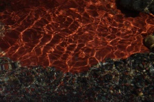 Red Rock Water Ripples
