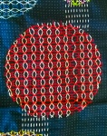 Red Sashiko Embroidery